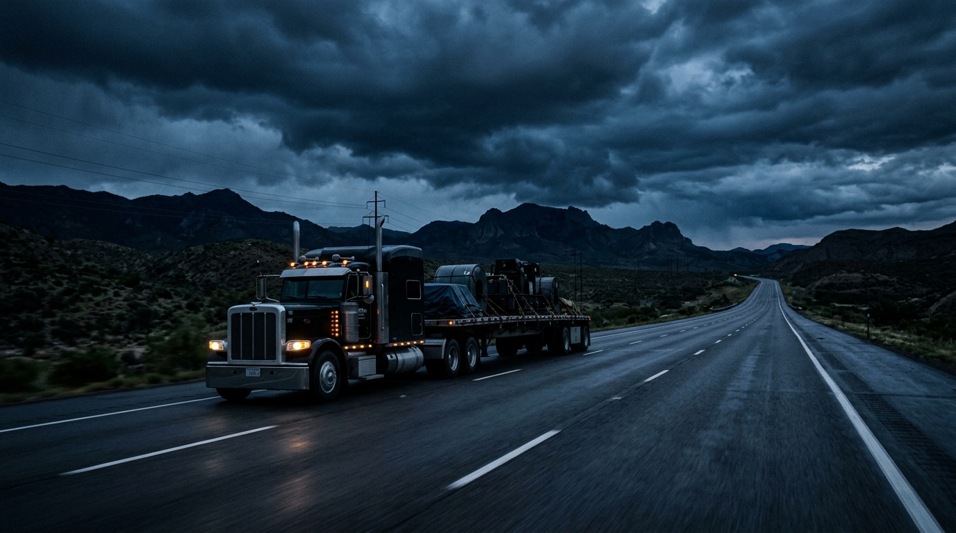 Semi Truck Background